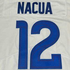 Nike White Jersey with Blue Number 12 and 'NACUA' Name